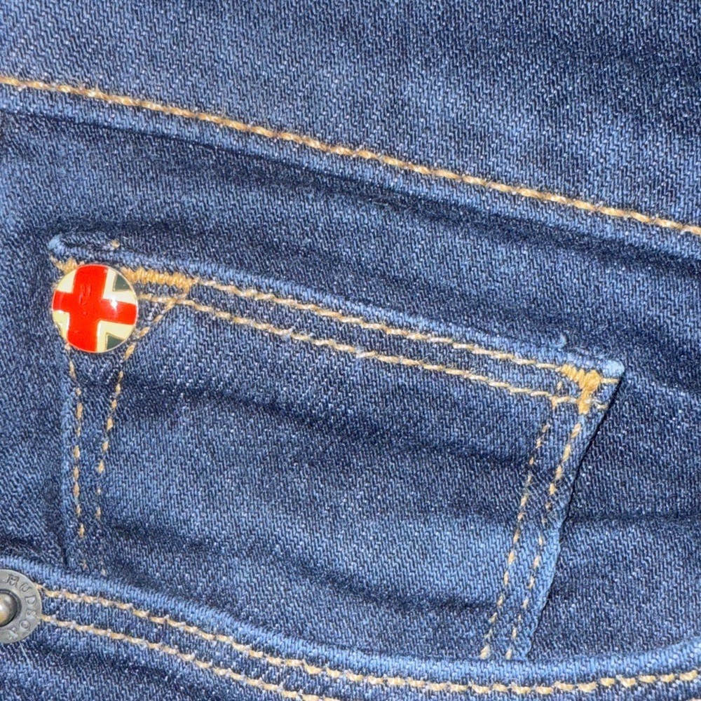 Hudson Jeans Nico Mid-Rise Super Skinny – Dark Denim – Size 25 - Picture 15 of 15